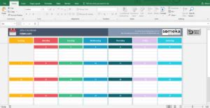 You pick or select a date from the calendar that pops up. Weekly Meeting Room Schedule Template Excel