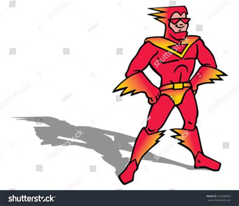 Superhero Stock Vector 162308534 Shutterstock