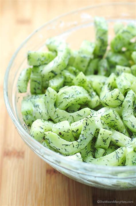 Add cucumbers to yogurt mixture and stir gently to combine. Cucumber Dill Greek Yogurt Salad Recipe