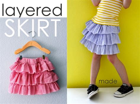 Tutorial Ruffled Tiered Skirt Made Everyday
