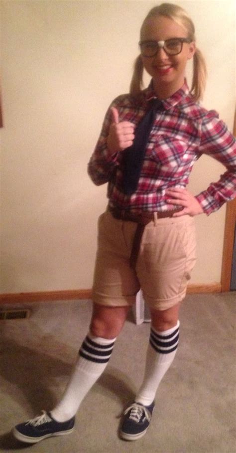 Nerd Day At School For Homecoming Week Nerd Outfits Girl Nerd