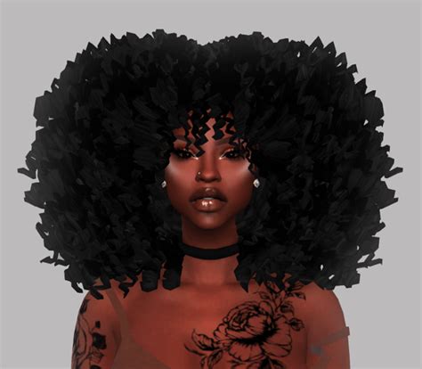 Sims Afro Cc The Best Afro Hairstyles Snootysims