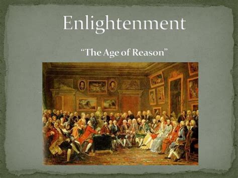 Ppt Enlightenment The Age Of Reason Powerpoint Presentation Free