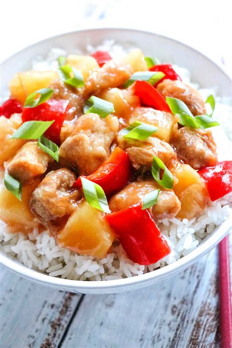 Slow Cooker Sweet And Sour Chicken Thighs Recipe