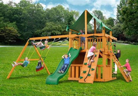 Chateau Clubhouse Swing Set Leisure Installs
