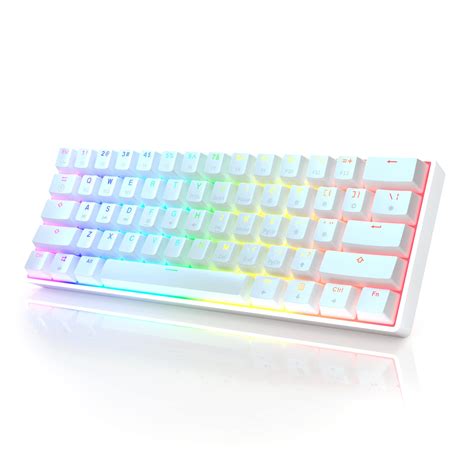 Buy Hk Gaminggk61 Mechanical Gaming Keyboard 61 Keys Multi Color Rgb
