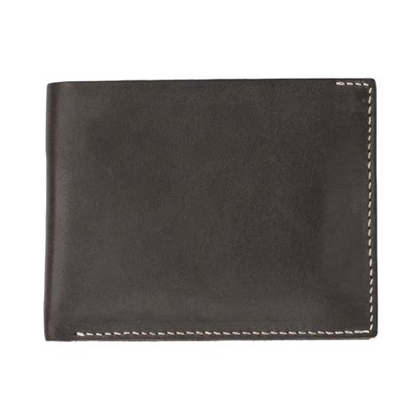 Mens Rugged Thick Leather Wallet By Wombat