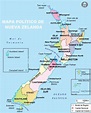 Mapa de Nueva Zelanda, una guía completa - escuela de mapas