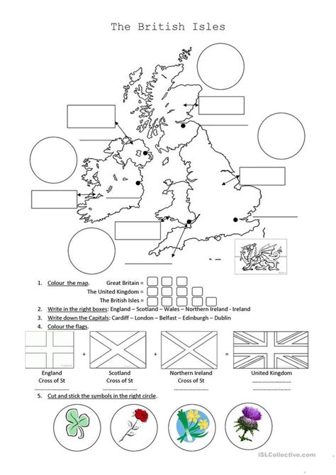 The British Isles English Esl Worksheets For Distance Learning And