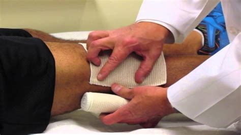 How To Apply An Ace Wrap To Your Knee Youtube