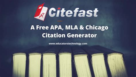 Citefast An Incredibly Easy Citation Tool For Students Educators