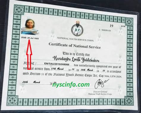 Devastating Effect Of Adding Date Of Birth On Nysc Certificates