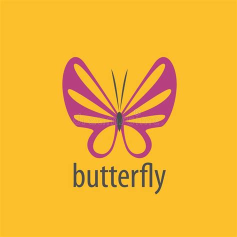 Vector Butterfly Logo Stock Vector Illustration Of Simple 126464556