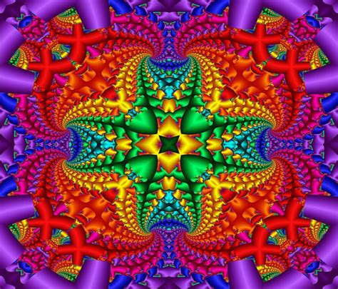 Psychedelic Rainbow Fractal By Kirstenstar On Deviantart Psychedelic