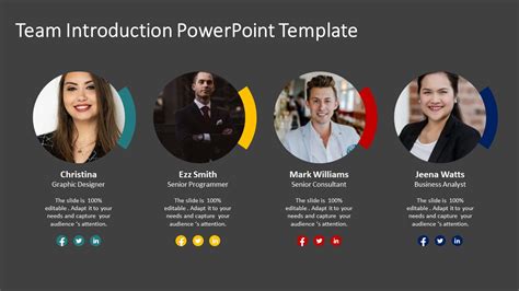 Team Introduction Powerpoint Template Team Templates