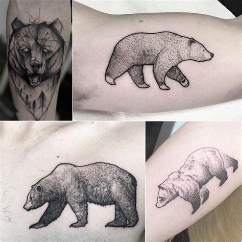 Bear Tattoo Design And Meanings Strength Courage And Confidence