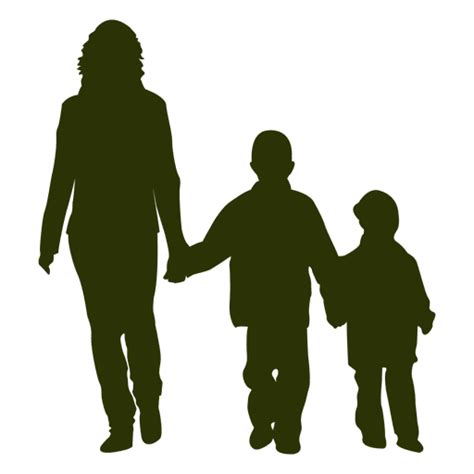 Silhouette Clip Art Mom Vector Png Download 512512