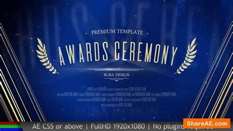 You have requested the file: Videohive Awards 20645417 » free after effects templates ...
