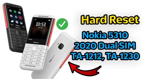 Hard Reset Nokia 5310 2020 Dual Sim Ta 1212 Ta 1230 Format Bypass