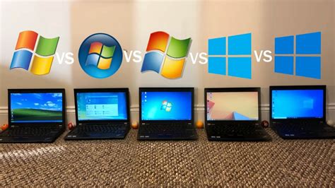 Windows Xp Vs Vista Vs 7 Vs 81 Vs 10 Speed Test Youtube