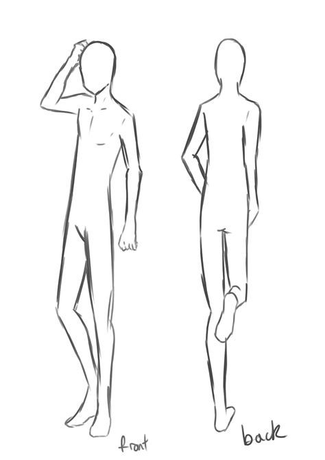 Male Anime Body Template See More Ideas About Drawing Base Anime Poses