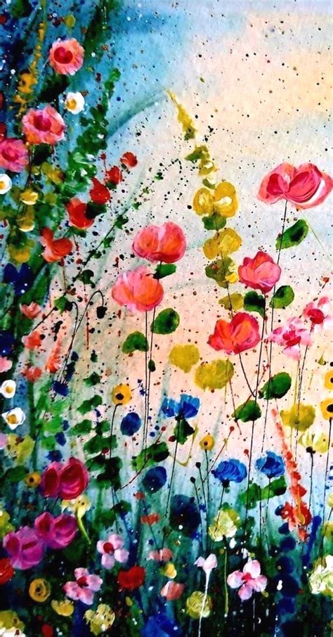 👍103 Best Art Drawings Watercolor 2017 Abstract Flower Art Flower
