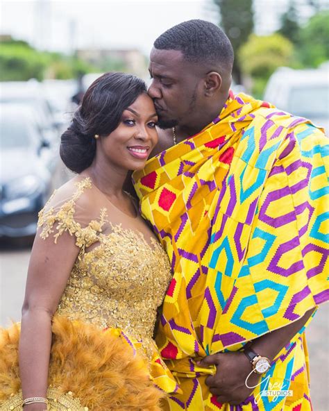 First Look At John Dumelo And His Love Mawunyas Traditional Wedding In
