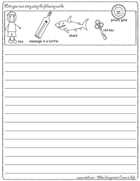 Creative Writing Grade 1 Creative Writing Worksheets To Help Students