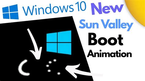 Enable Windows 10x Boot Animation In Windows 10 Sun Valley Boot