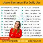 50 Useful Sentences For Daily Use English Sentences
