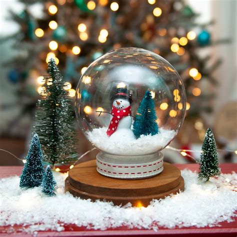 Diy Waterless Snow Globe Ornament Diy Info