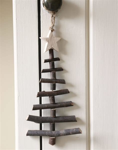 Twig Tree Christmas Decorations Rustic Style Trees