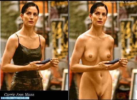Carrie Anne Moss Naked Body Boobs Celebrityfakes U Com