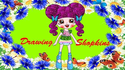 Как нарисовать Куклу Шопкинс Пошагово how to draw shopkins dolls step