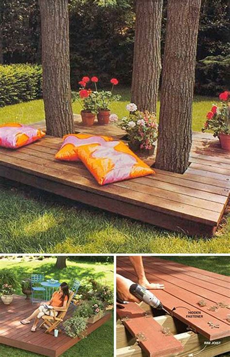Top 19 Simple And Low Budget Ideas For Building A Floating Deck Woohome