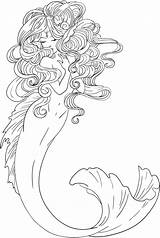 Merman Coloring Mermaid Getcolorings Colouring Printable sketch template
