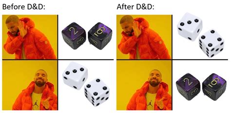every since playing dnd it weirds me out to see a regular dotted dice r dndmemes