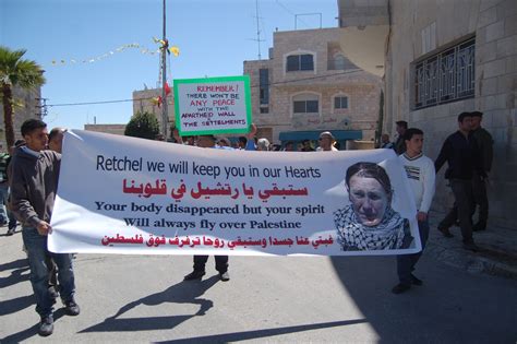 The Spirit Of Rachel Corrie Flies Over Palestine Beit Jala Weekly Demo