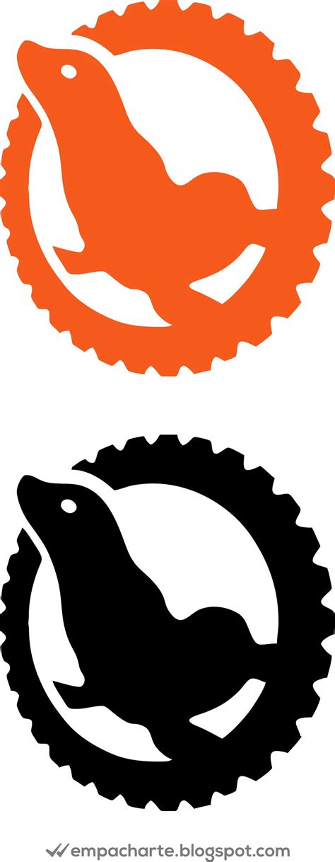 Recursos Graficos Chapines Seal Orange Cycling Logo Vector