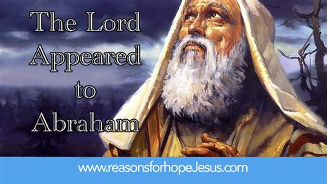 The Lord Appeared To Abraham At The Oaks Of Mamre Genesis 181 15