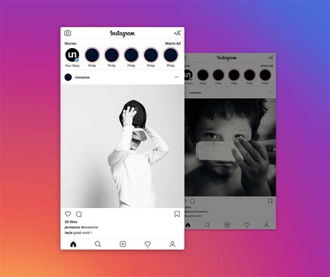 Instagram Post Mockup 2019 Psd