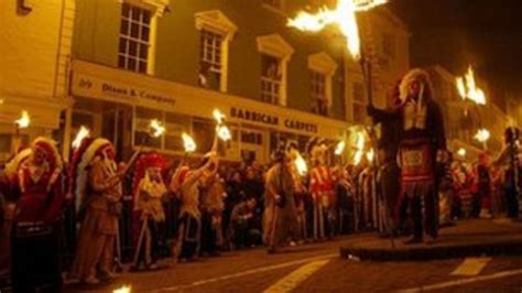 Lewes Bonfire Celebrations Attracting Up To 60000 Bbc News