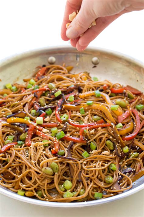 Use about 4 cups chopped fresh vegetables. Rainbow Vegetable Noodle Stir-Fry