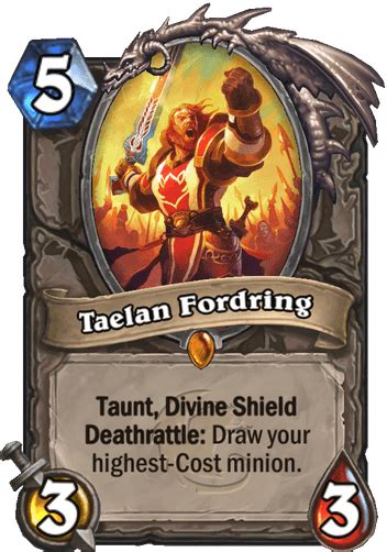 Taelan Fordring Hearthstone Top Decks