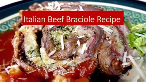 Italian Beef Braciole Youtube