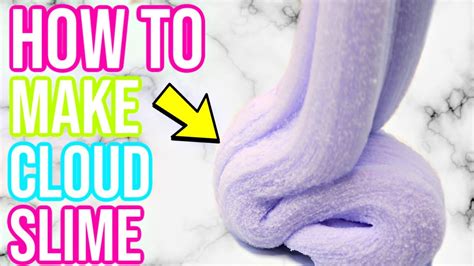 How To Make Perfect Cloud Slime Youtube