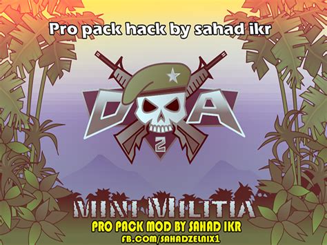 MINI MILITIA PRO PACK MOD   UNLIMITED JETPACK MOD FOR NON ROOTED USERS 