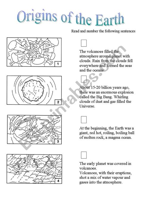How The Earth Was Made Worksheet Answers The Earth Images Revimage Org
