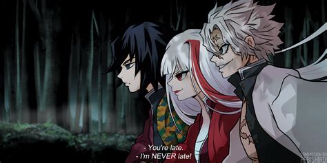 Just finished this commission ♥ Oc + Tomioka and Sanemi! Hope u like it