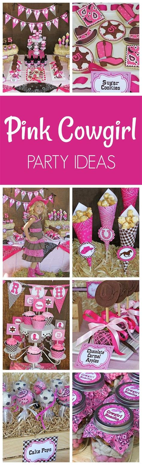 Cowgirl Themed Birthday Party Pretty My Party